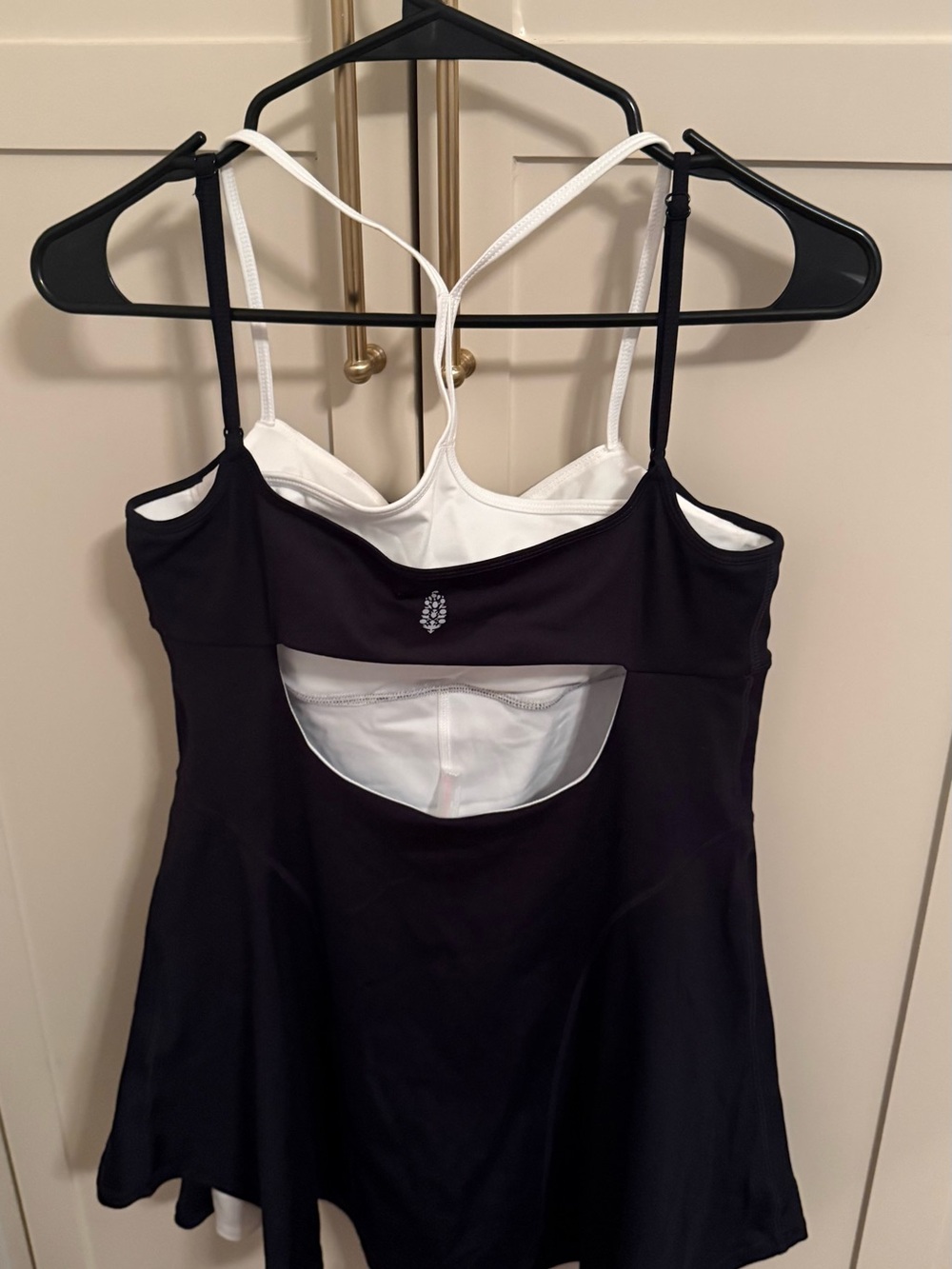 Free People Brown Mini Dress with Black Trim - Picture 3 of 3